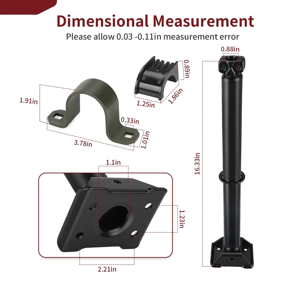 Steering Post Shaft Stem Sway Bar Bushing for Polaris Sportsman 550 EPS (2010–2014)