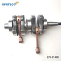 Crankshaft Assembly for Yamaha Outboard 9.9HP 15HP (63V-11400-01)