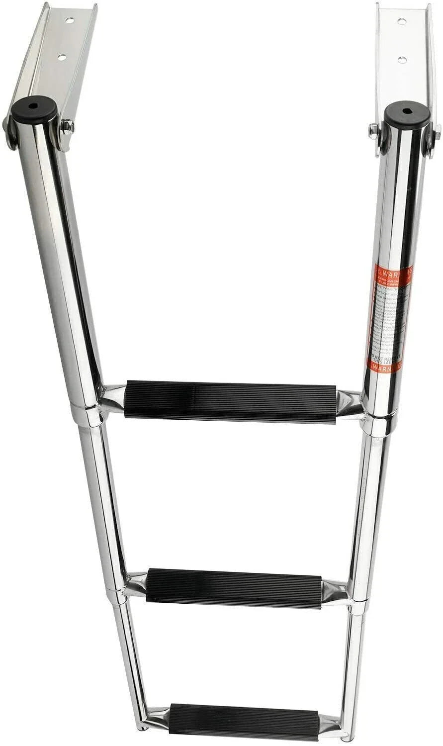 3 Step Telescoping Stainless Steel Boat Ladder for Dock Use