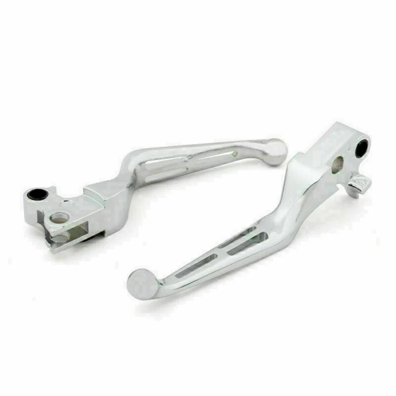 Chrome Brake Clutch Levers for Harley XL Dyna Touring Softail (1996–2007)
