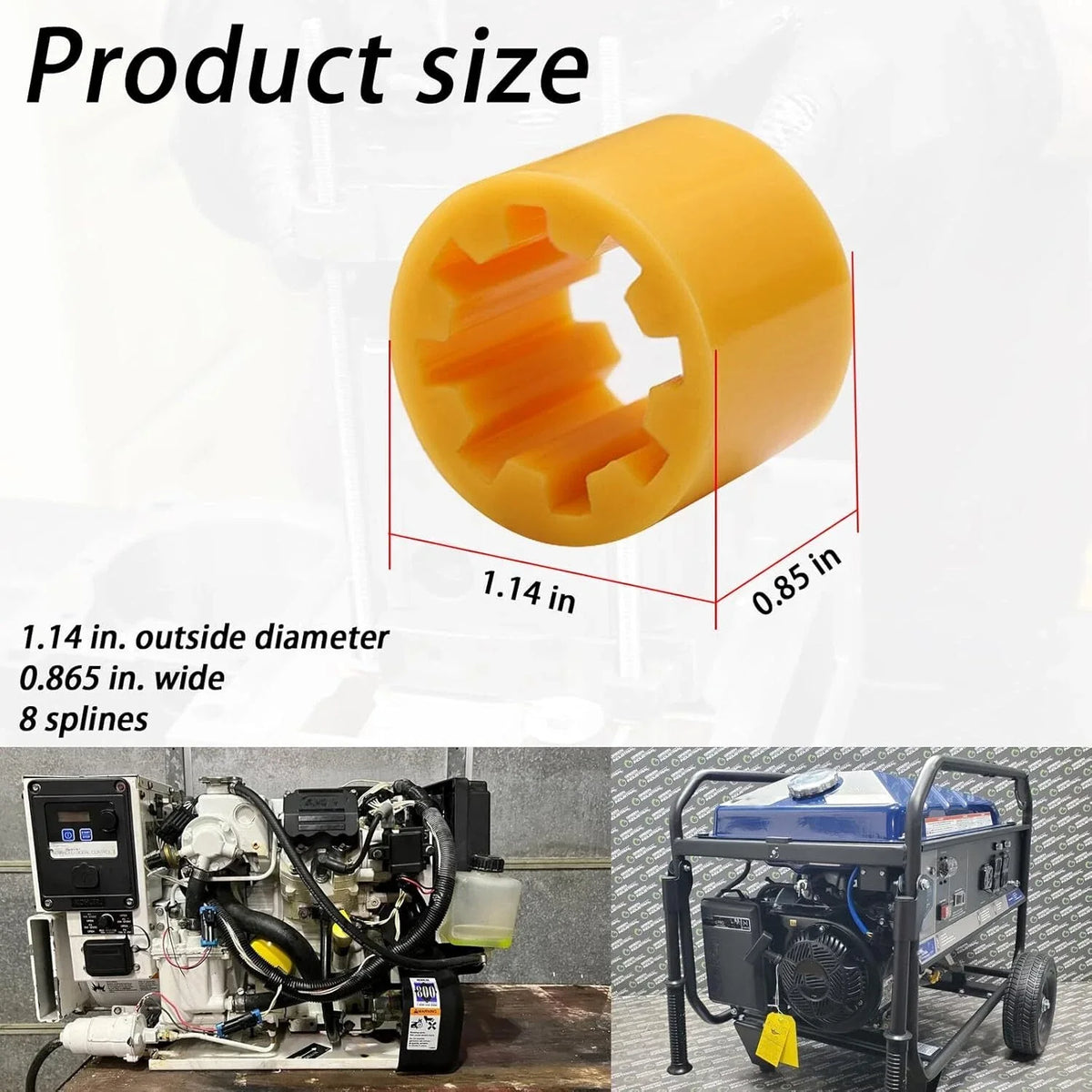 Impeller Kit for Kohler 4EF 5E 6EF 7.3E (359978, 359448)