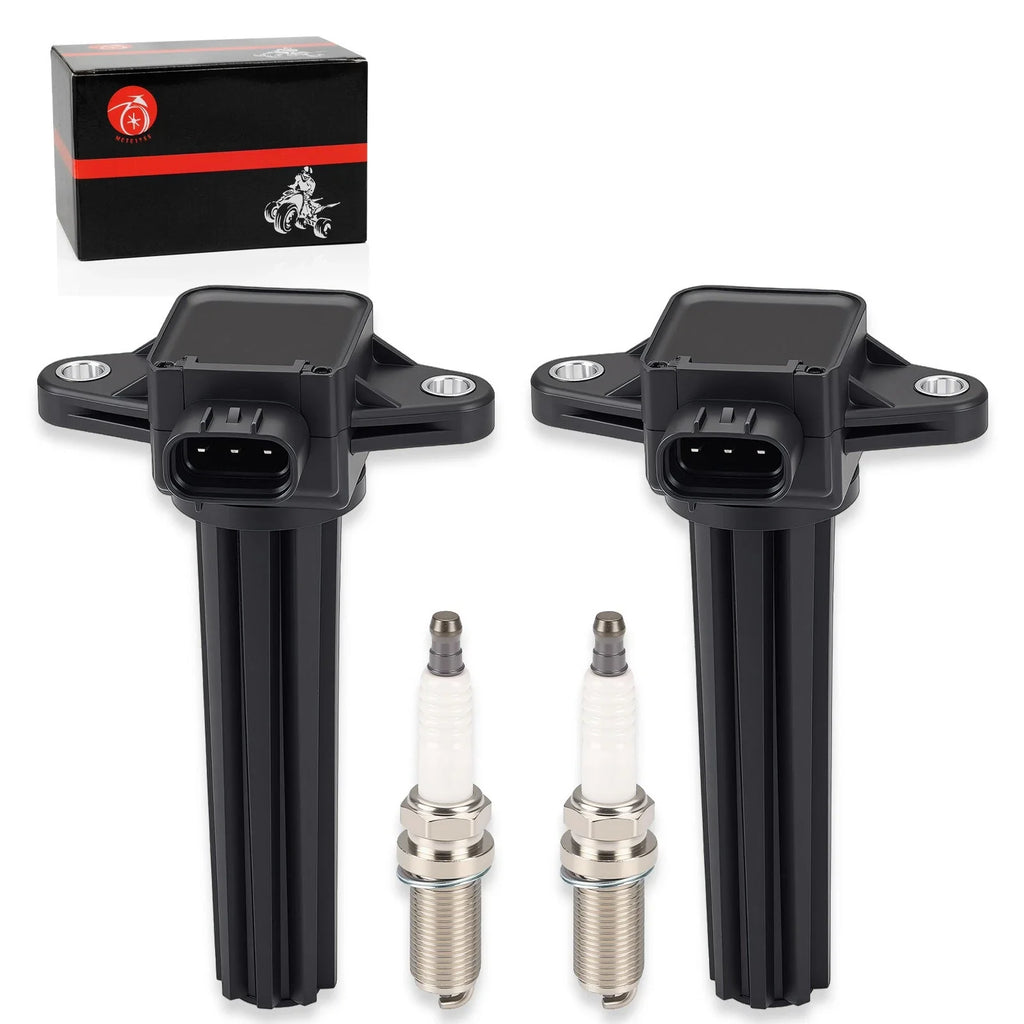 Set of 2 Ignition Stick Coils for Yamaha 115-250 HP Outboard (6P2-82310-01-00, H6T11271A)