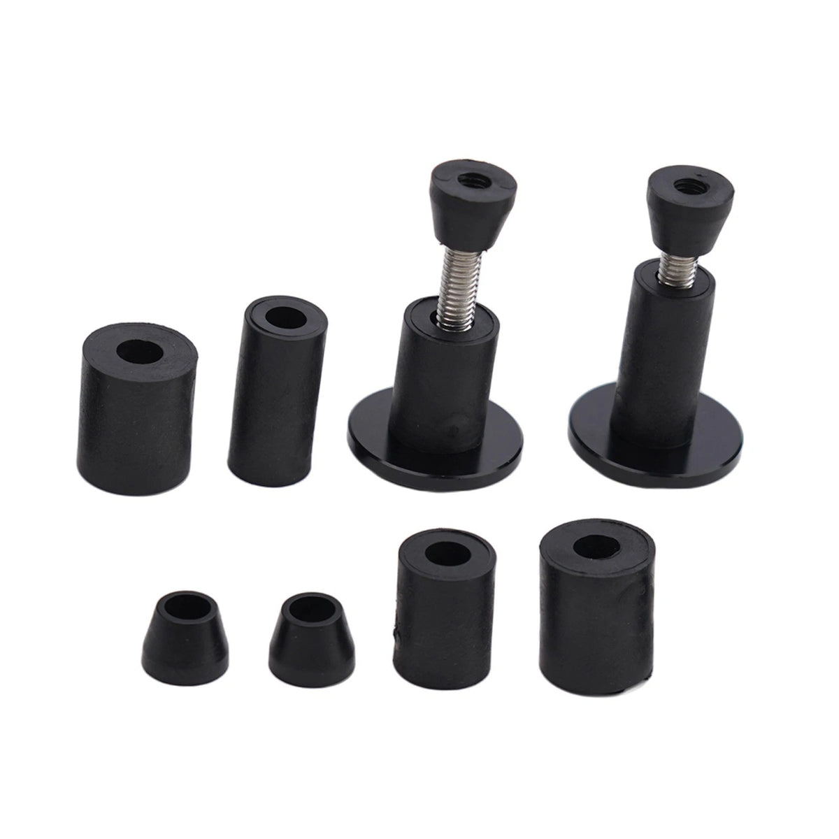 Motorbike Bar End Covers CNC Aluminium for 22mm Handlebar Black Accessories