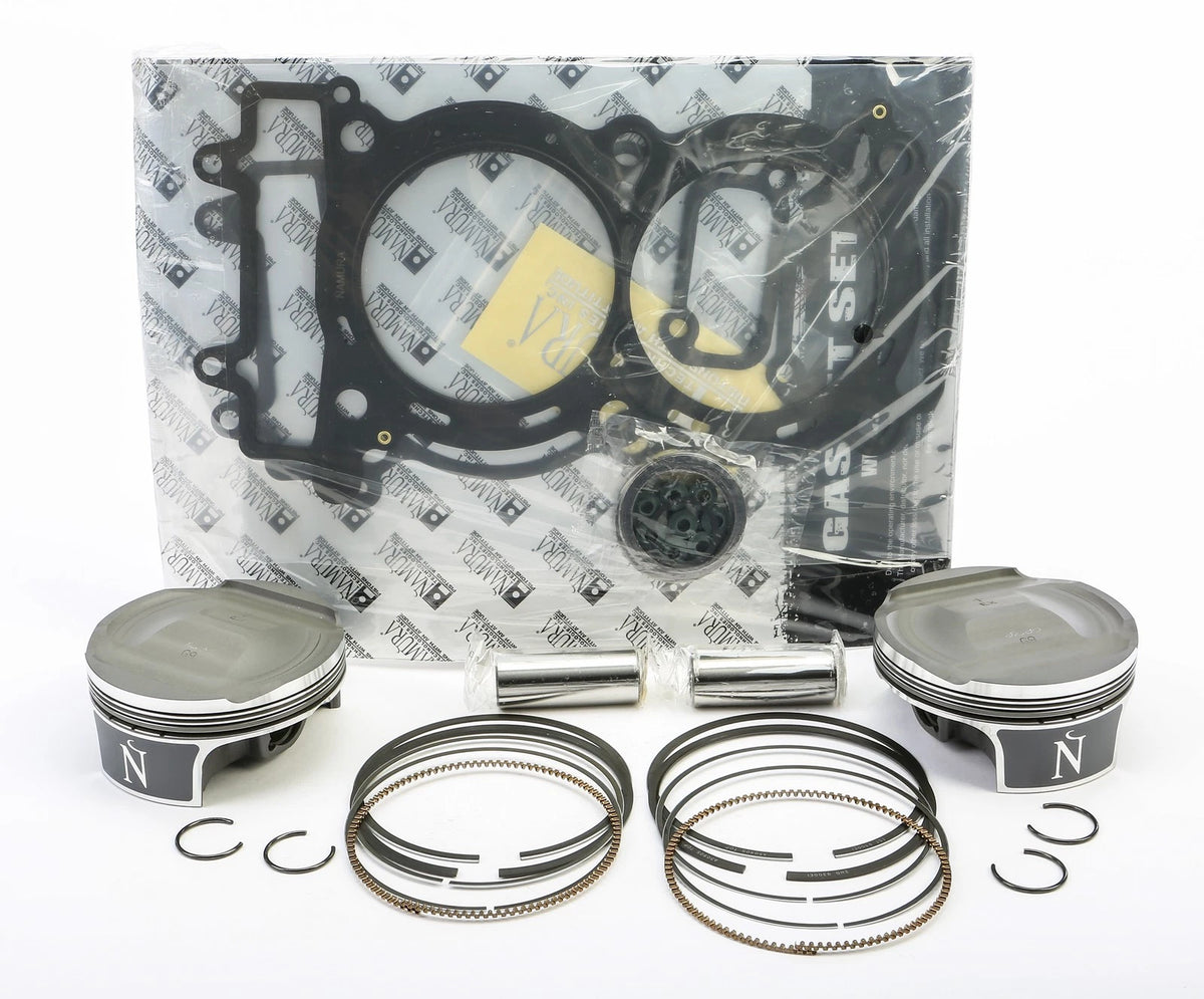 NAMURA Top End Kit Twin Cylinder Fits 2011-2012 Polaris RZR XP 900 & LE
