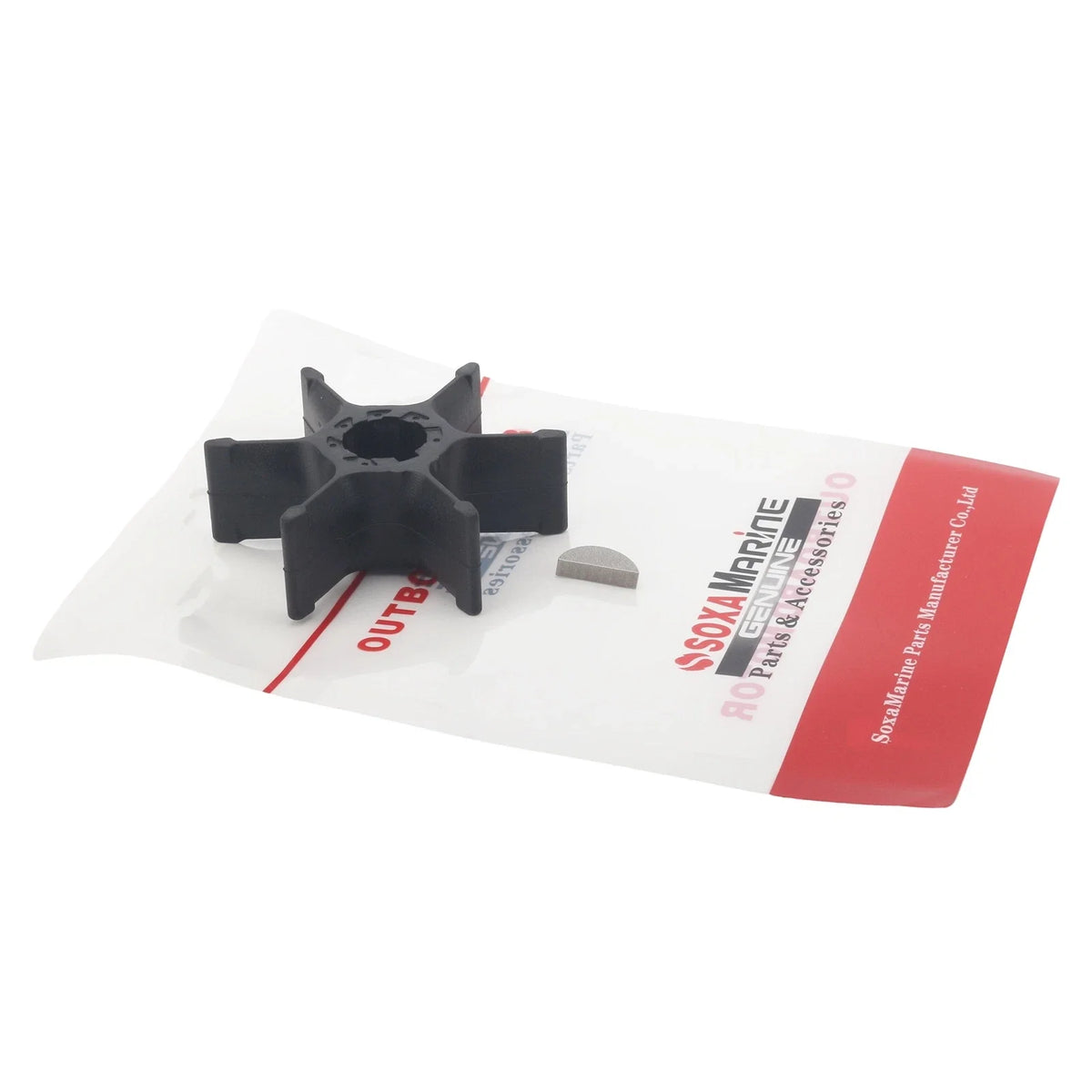Outboard Impeller & Key for Yamaha 6F5-44352-01 (Lower Casing Drive)