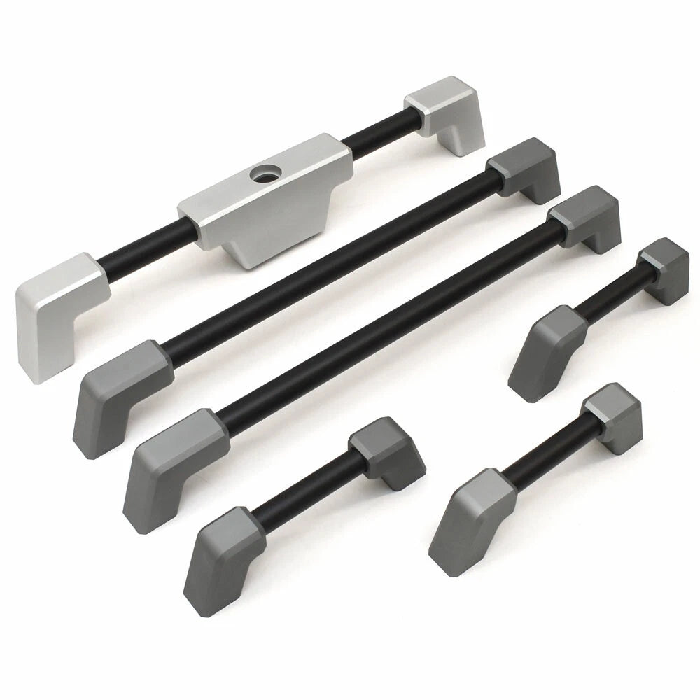 Supra Boat Grab Rail Kit 116293 - Black - Gray - Silver Aluminum (kit)