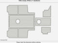 EVA Foam Pad Floor Mat for Grady White 21 Seafarers (1993)