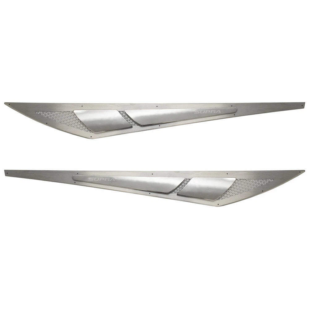 Supra Boat Front Vent Covers 114100 - 114099 - 55 Inch SS (set of 2)