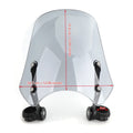 ABS Motorcycle Windscreen for Harley Dyna Softail (T9)