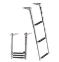 Marine 3 Steps Telescoping Ladder Stainless Steel (missing Hardware)