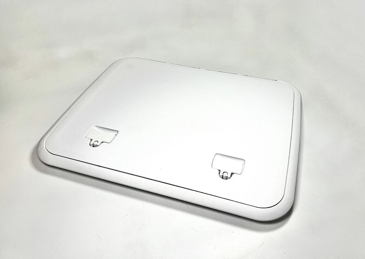 Jim Black 16in X 20in, Boat Deck Hatch Lid, Polar White, - OEM