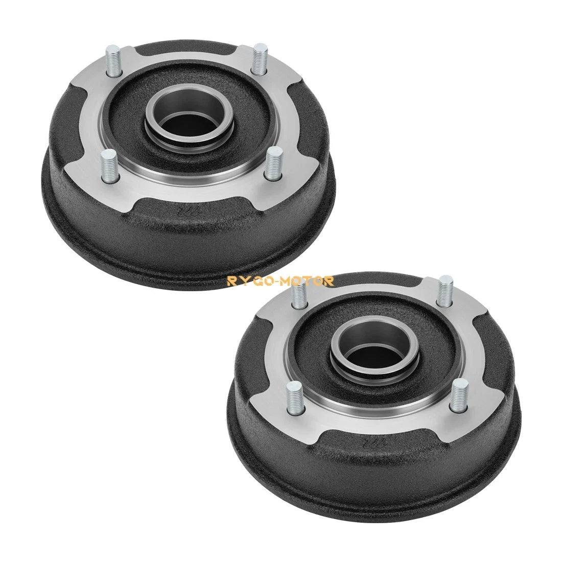 2X Front Brake Drum W/Bolts for Kawasaki Mule 500 550 (KAF300) 41038-1238