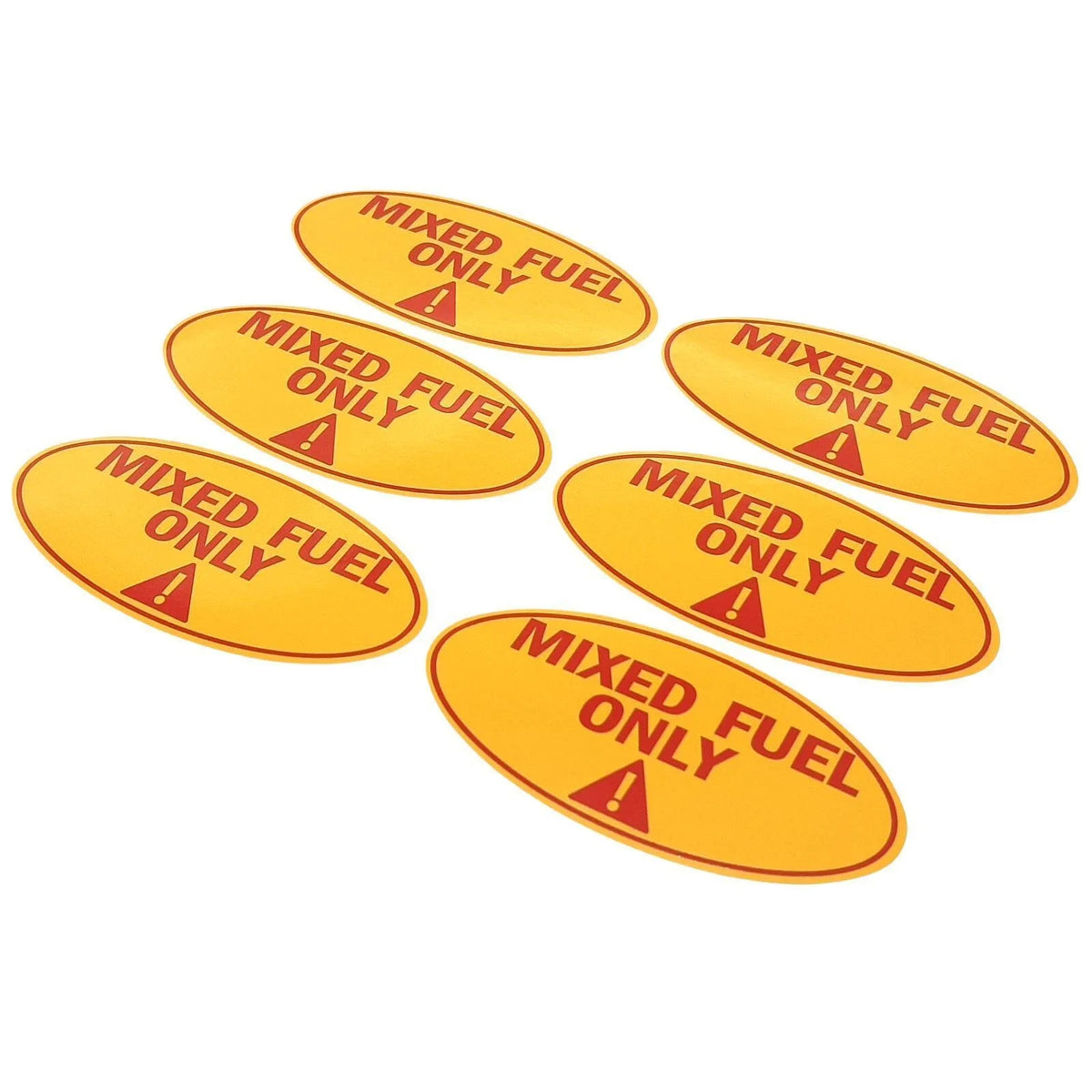2X 4-Inch Weatherproof Vinyl Decal for Gas Oil Mix Tank
