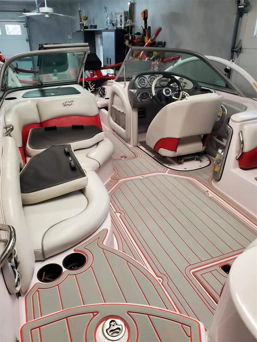 EVA Foam Teak Deck Flooring Cockpit Pad for Nautique SV211 (2006)