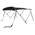 Open Box 3 Bow Bimini Top 6ft 97-103 Inch W 54 Inch Height Round Frame & Canvas