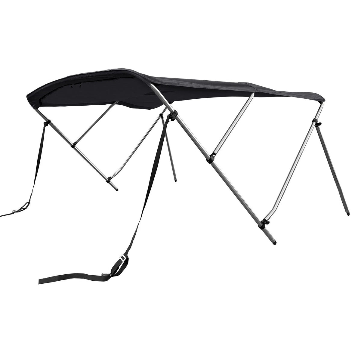 Open Box 3 Bow Bimini Top 6ft 97-103 Inch W 54 Inch Height Round Frame & Canvas