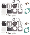 Dual Carb Rebuild Kit for Sea Doo GT (1991) - Needle Seat & Base Gaskets