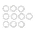 Set of 10 Washers for Johnson Evinrude OMC (0311598 311598 3852105)