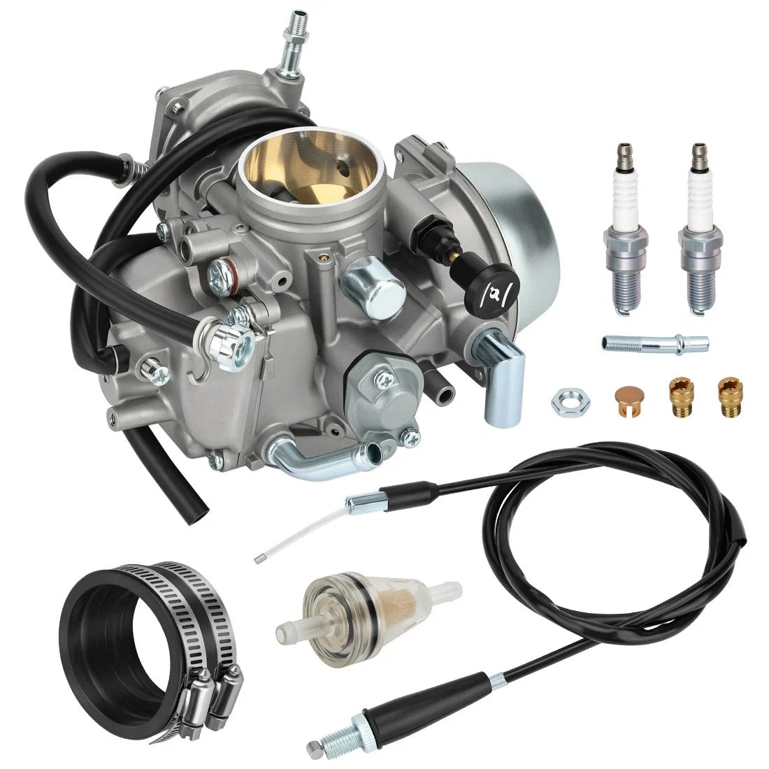 Carburetor for Bombardier Can-Am DS650 (2000–2007) Carb Throttle Cable Intake Boot