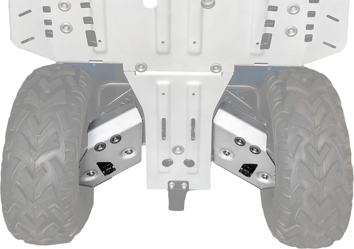 RIVAL POWERSPORTS USA Rear a Arm Guards for ATV/UTV 2010-2024 – Heavy-Duty Skid