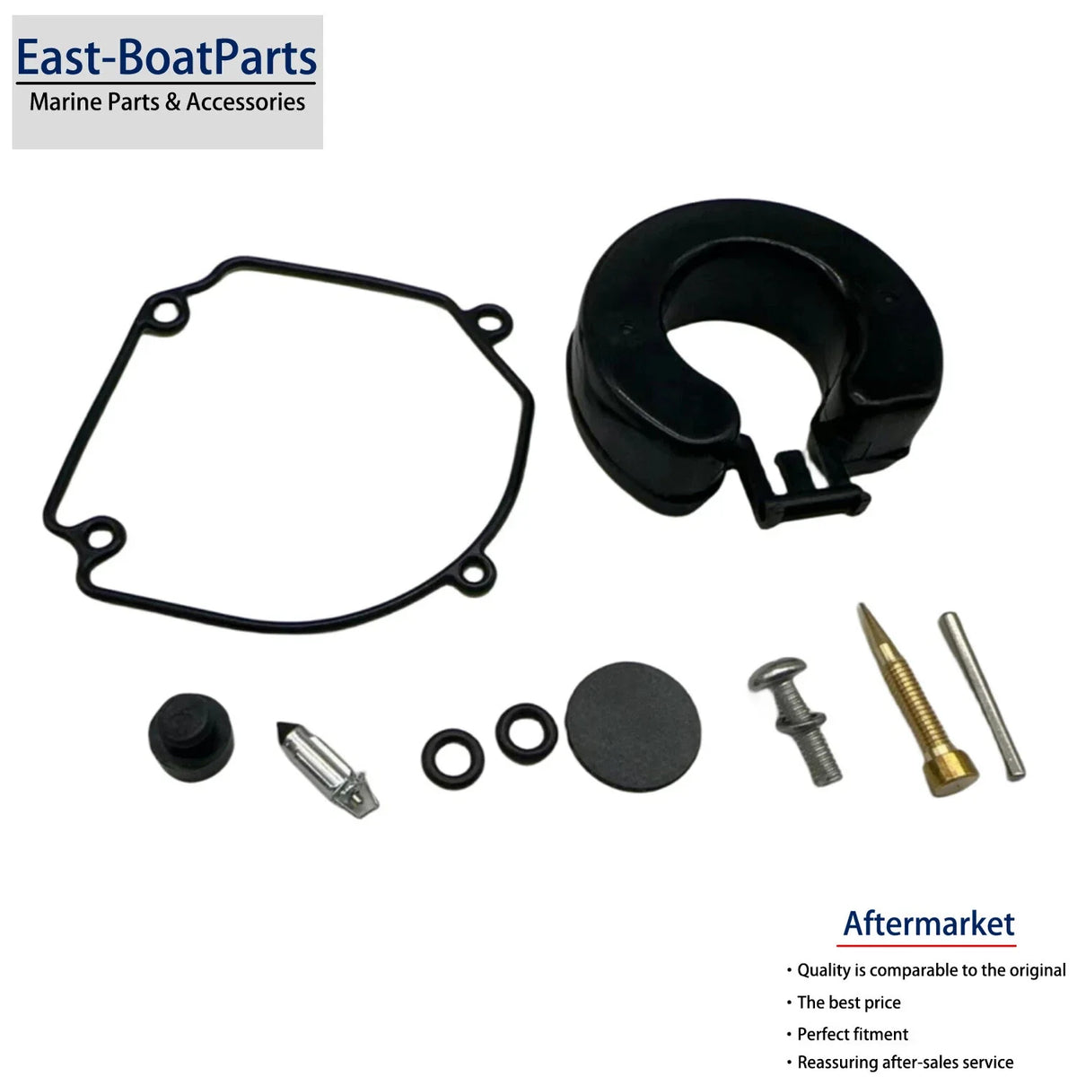 Carburetor Repair Kit for Yamaha 75 85 90 HP Outboard (6H1-W0093-00/01/02, 18-7291)