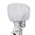 Outboard Motor Cover Waterproof Motor Hood Silver for 30-60 HP Engine