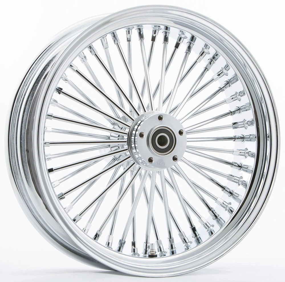 HardDrive Chrome 48 Spoke Wheel for V-Twin Motorcycles 18x4.25 with 1" Axle