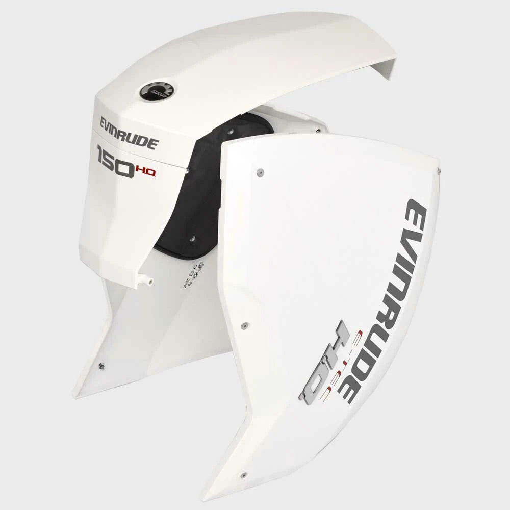 Evinrude Boat Engine Panels - E-Tec 150 H.O. Bright White (kit)