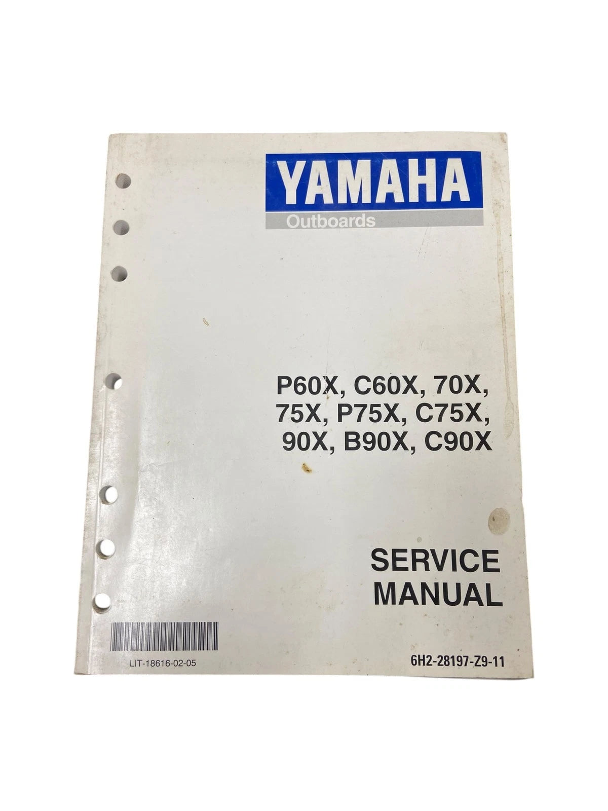 Yamaha Outboards Manual P60X, C60X, 70X, 75X, P75X, C75X, 90X, B90X C90X (1999)