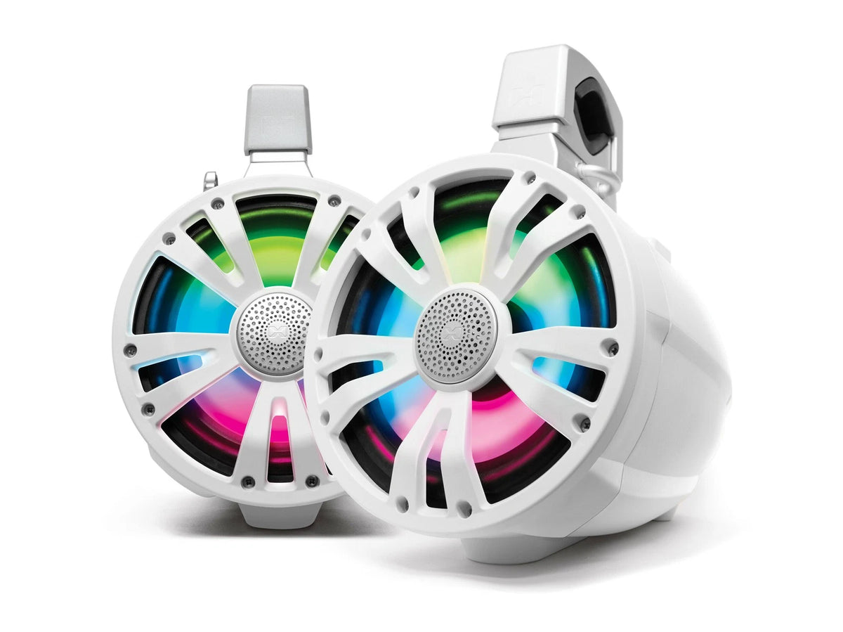 ECOXGEAR Extrmtower 2 Pack 8-Inch Marine Speakers for Watercraft 2018-2024