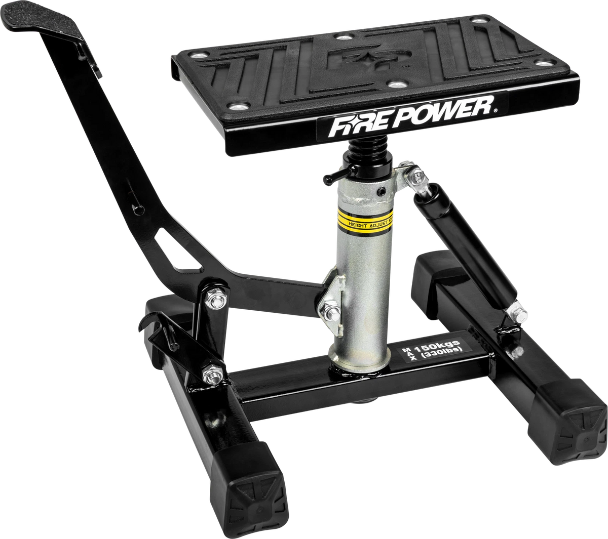 FIRE POWER Adjustable Dirt Bike Lift Stand with Rubber Grips 10-14