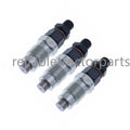 16001-53000 3x Fuel Injectors for Kubota RTV900T ZD321 ZD221 ZD21 ZD18 RTV900G