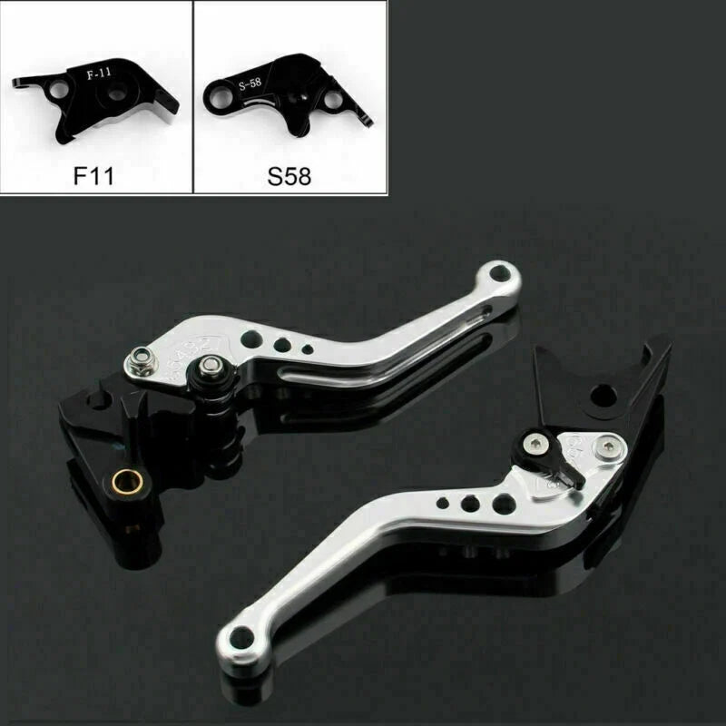 Short Brake Clutch Levers for Aprilia RSV4/RSV4 Factory (2009–2014) Silver T9
