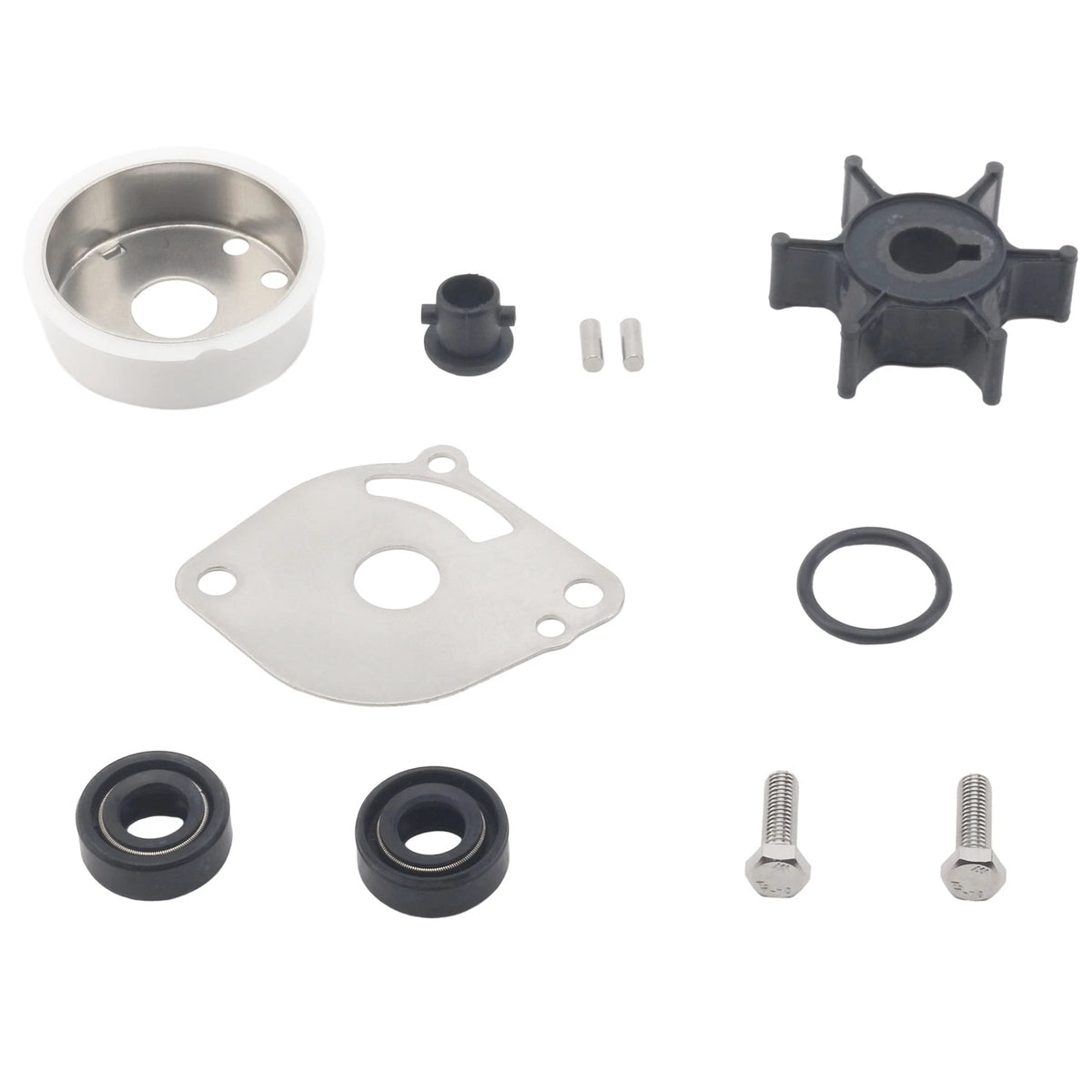Water Pump Repair Impeller Kit Replace Yamaha Outboard 18-3462 18-3463