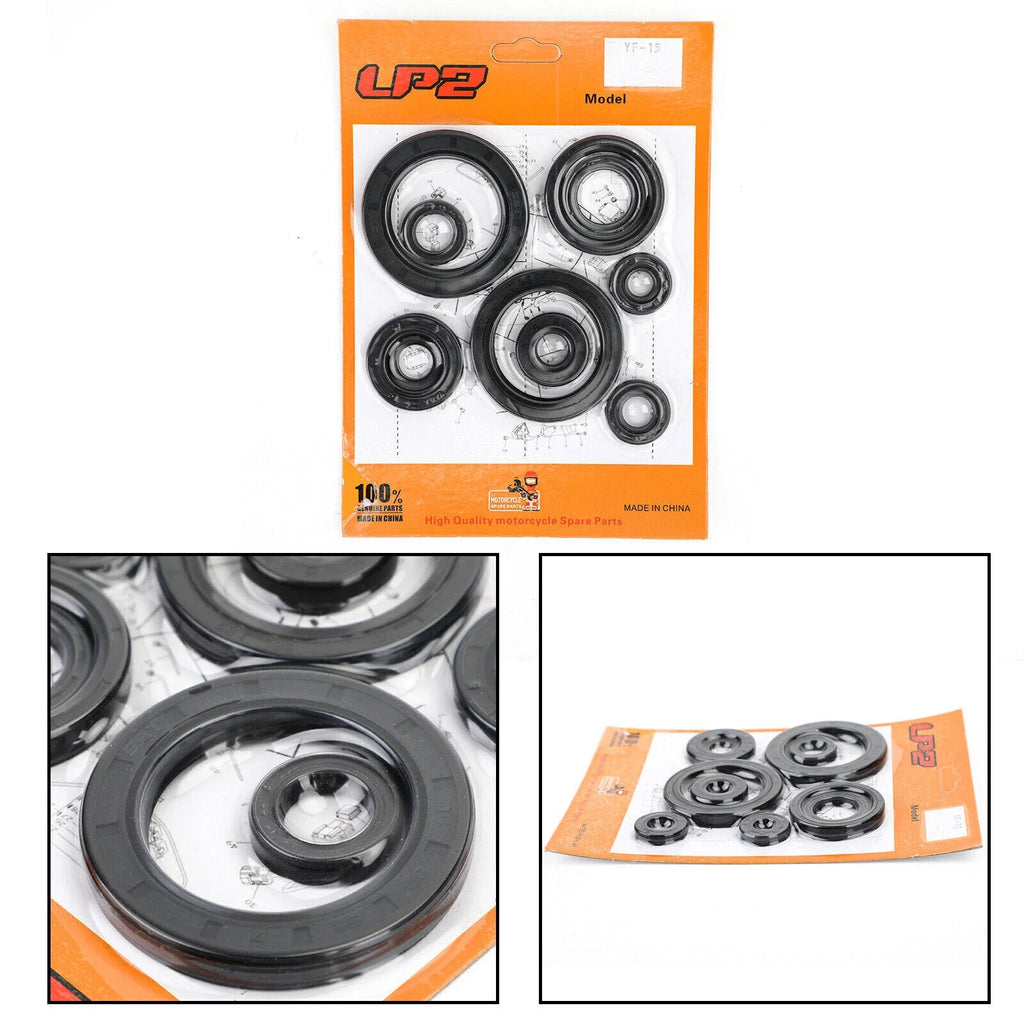 Complete Engine Oil Seal Crankcase Kit 10pcs for Honda CRF450R (2002–2006)