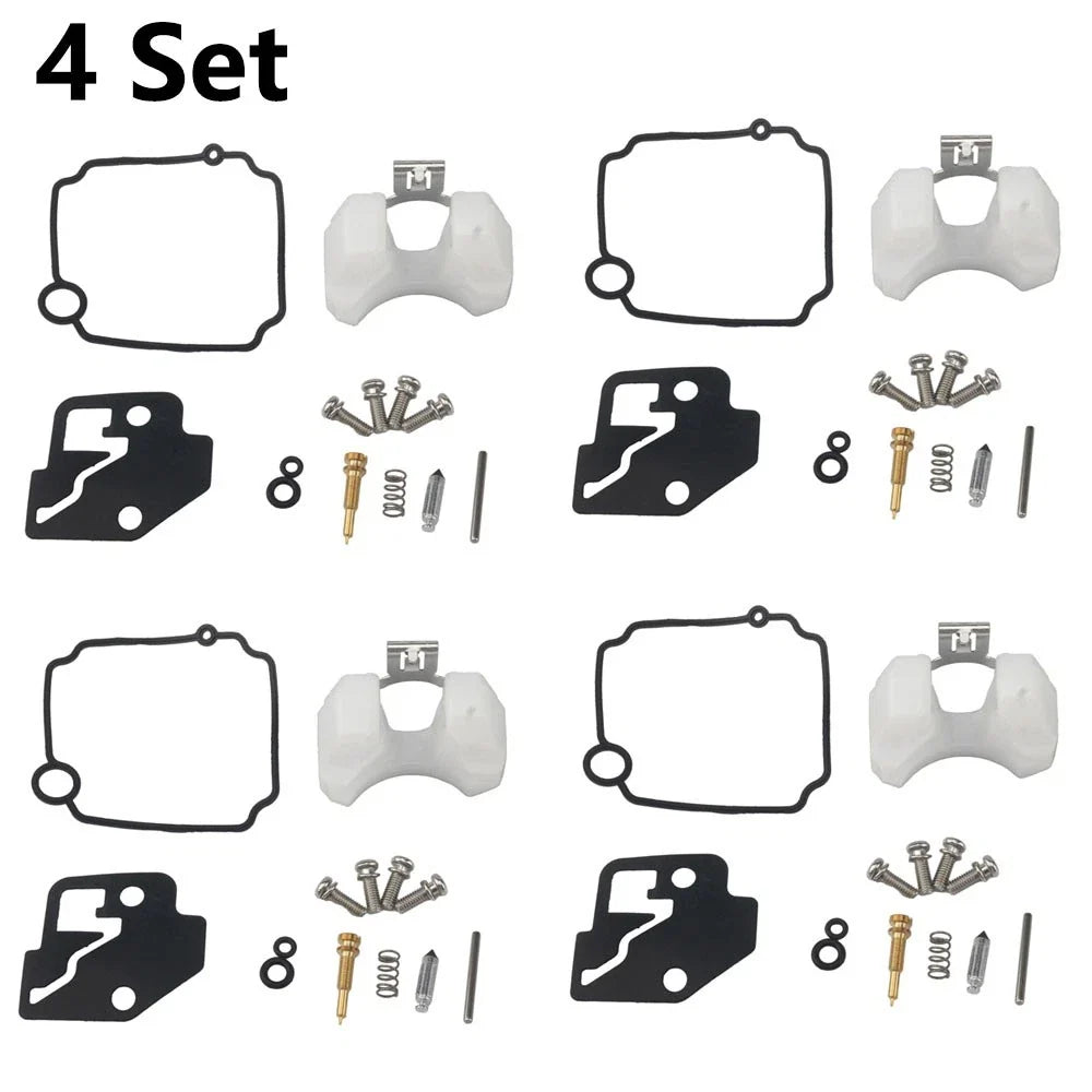 4X Carburetor Rebuild Kit for Tohatsu Nissan MFS NSF 8-9.8hp (2004–2014) 3V1-87122-0
