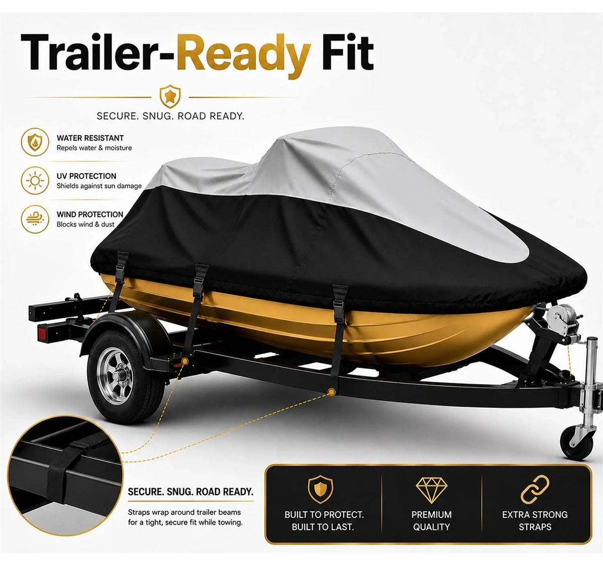 Jet Ski Cover for Sea Doo GTX 4-TEC Limited (2003–2005) Heavy-Duty