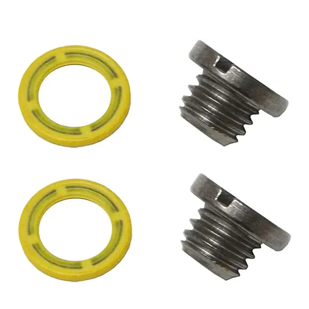 2X Lower Unit Drain Plug Gearcase Screw for Mercury (18-2244, 10-79953A2, 10-79953Q2)