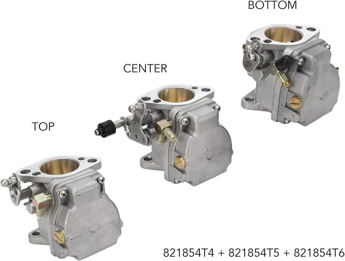 Carburetor Kit for Mercury Marine 40-60HP Outboard (2T) 821854T4 821854T5 821854T6