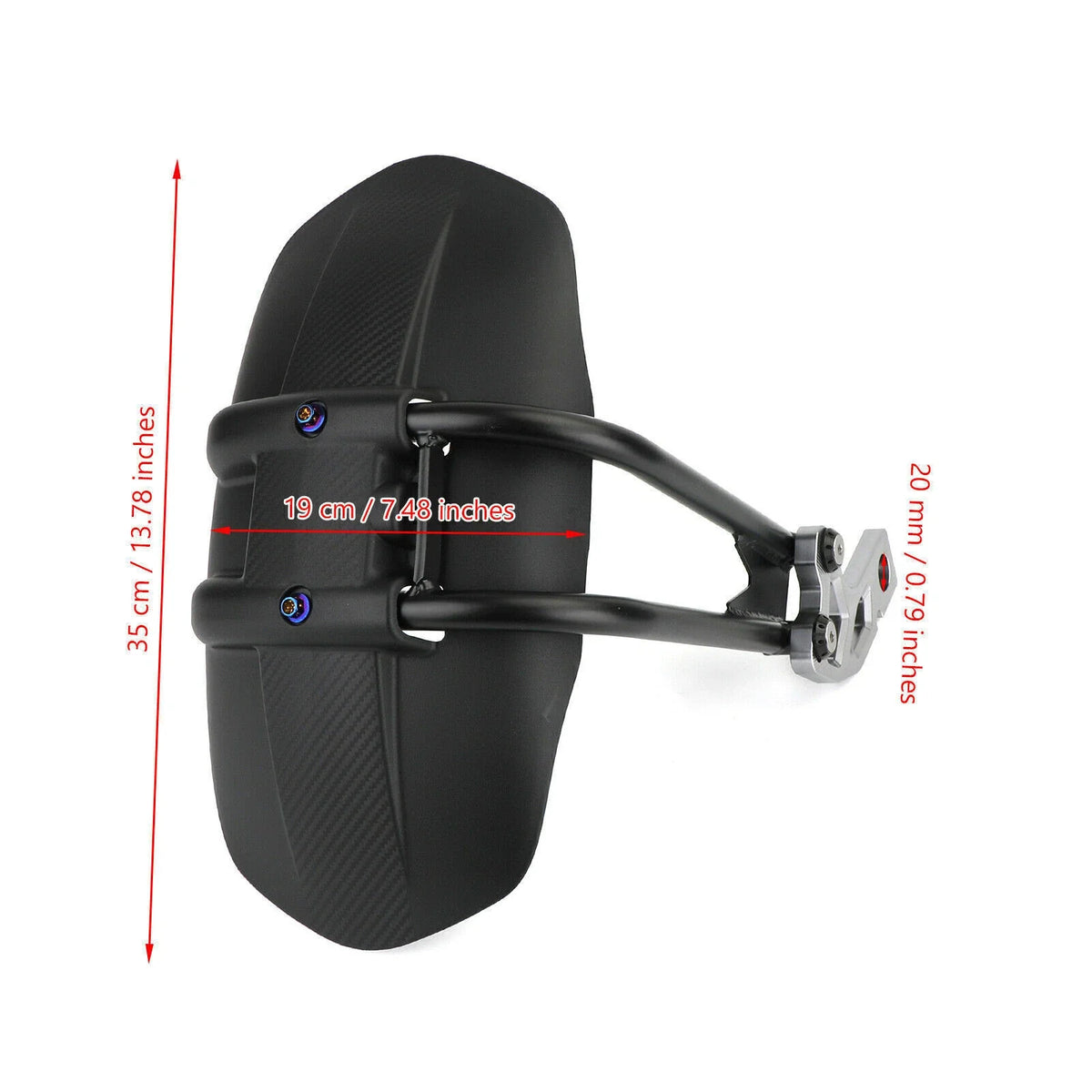 Rear Fender Tire Hugger Mudguard for Honda XADV 750 (2017–2020) Titanium