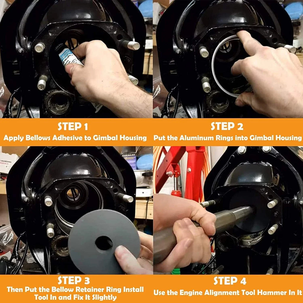 Bellow Retainer Ring Tool for Mercruiser (91-818162, 18-9870)