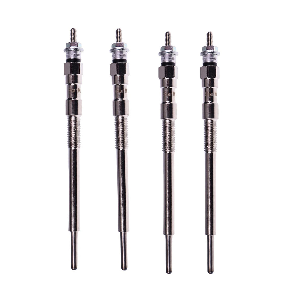 4X Glow Plug 1J705-65510 for Kubota V2607 V2607-DI Engine SVL65-2 SSV65 KX057-4