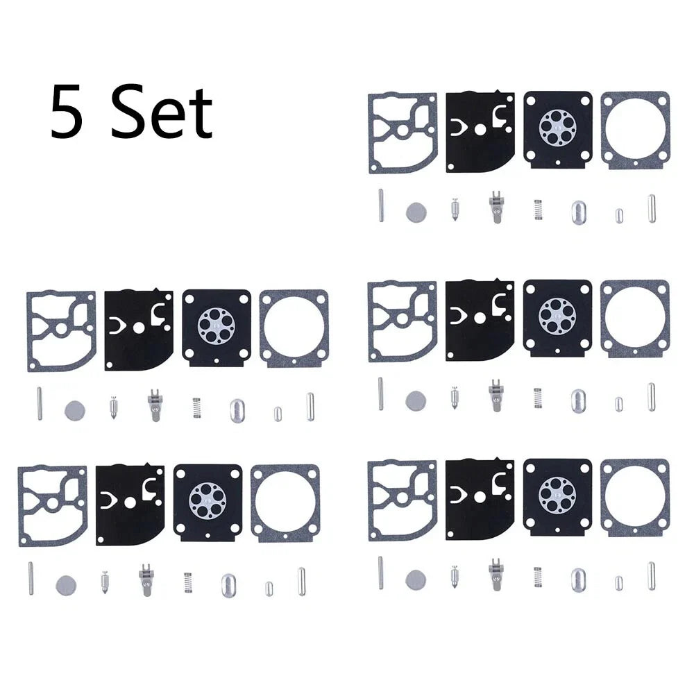 Set of 5 Chainsaw Carburetor Repair Kits for Stihl MS171 MS181 MS201 (Zama RB-99 RB99)