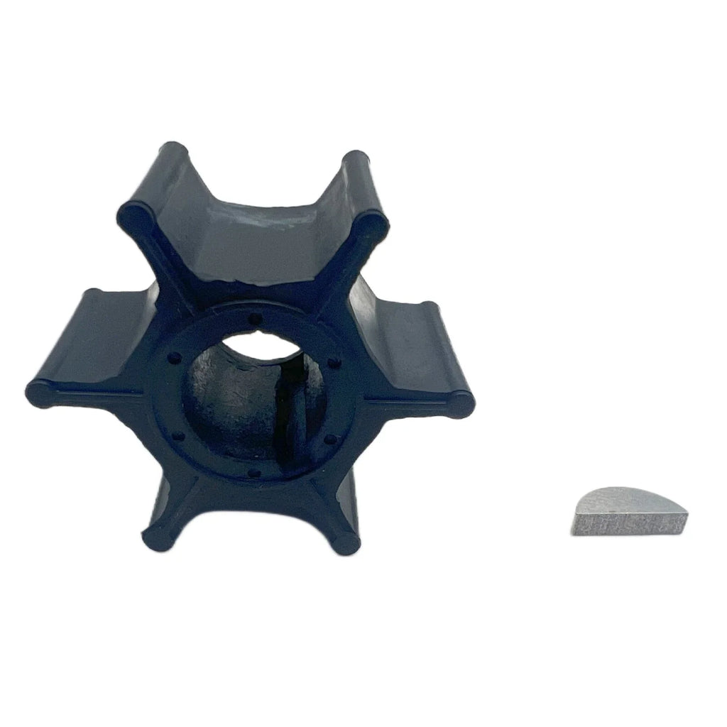 Water Pump Impeller with Key for Suzuki Outboard 9.9 15 HP (2-Stroke) (17461-93901)