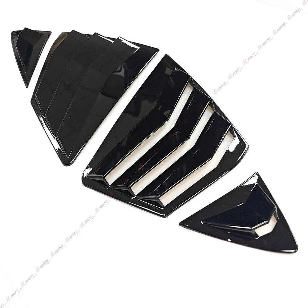 Gloss Black Rear Window Vent Louver Cover for Toyota Camry (2025–2025)