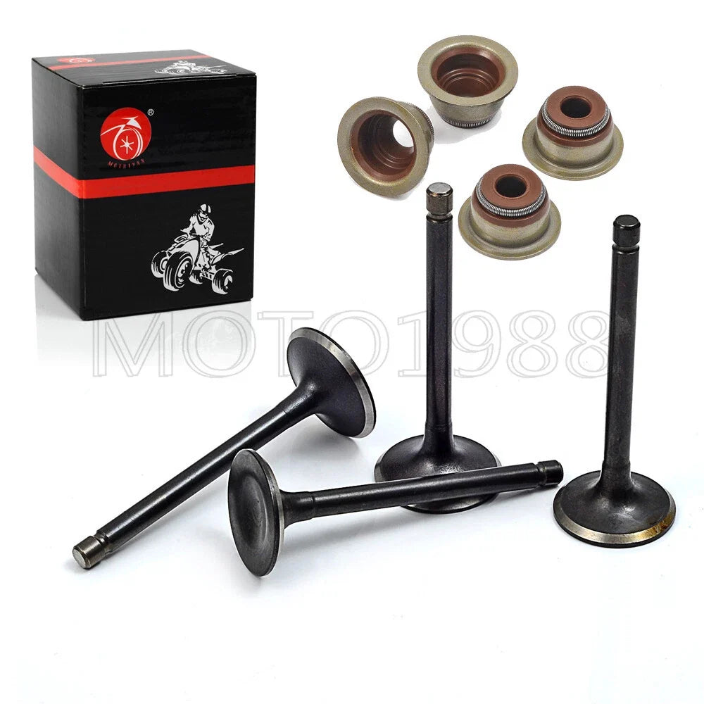 Intake Exhaust Valves & Valve Stem Seals for Ezgo 4 Stroke Gas (1996–Present)