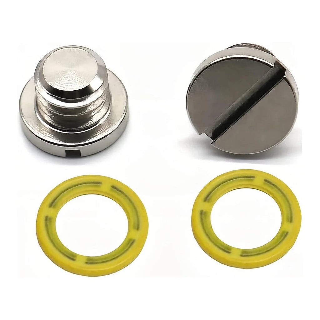 2X Lower Unit Drain Plug Gearcase Screw for Mercury (18-2244, 10-79953A2, 10-79953Q2)