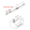 Fuel Connector for Suzuki DF 4-140 HP Engine (65750-87J11)