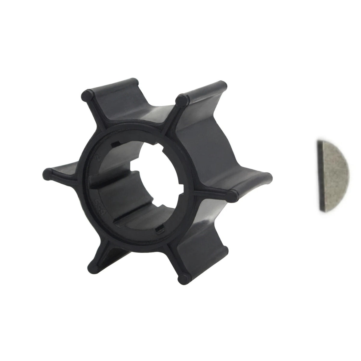 Water Pump Impeller with Key Yamaha 2 Stroke 6HP 8HP Outboard Motor 655-44352-09