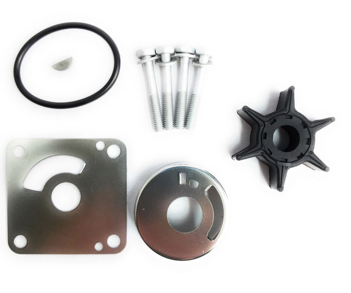 Water Pump Impeller Kit for Yamaha 2-Stroke 20 25 HP Outboards 6L2-W0078 20D 25N